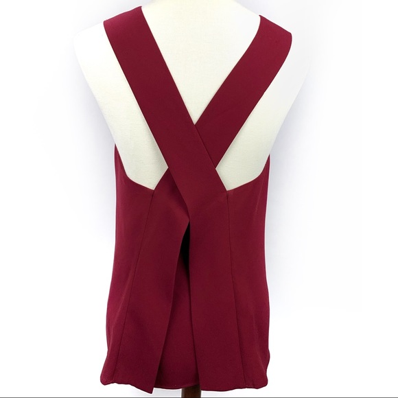 [SOLD] NWT BCBGMaxazria Ellin Cross-back Top S - Picture 4 of 5